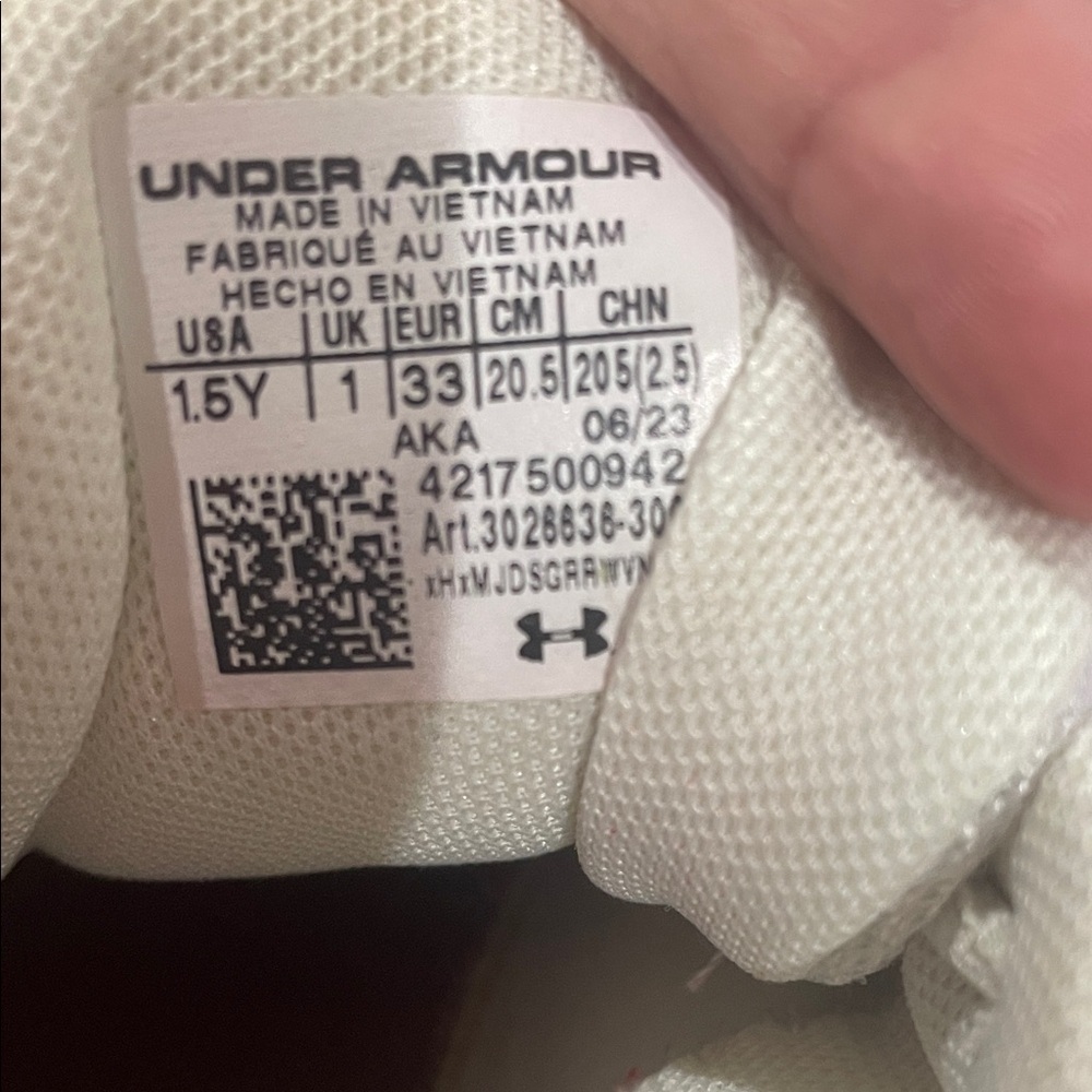 Under Armour gray, purple and hot orange Basketball Shoes (A) - Picture 5 of 6